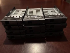 LOT OF 12 111-00734-C0 3.5" FAS2220 Tray Caddy SAS/SATA