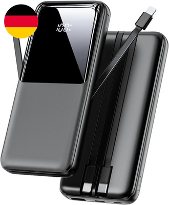Power Bank 26800Mah, 22,5W USB C Schnellladung Powerbank Mit 3 Anschlüssen & 2 I