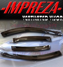Fit 2008-2011 Subura Impreza Smoke Window Visors Vent Shade Sun Rain Wind Guard