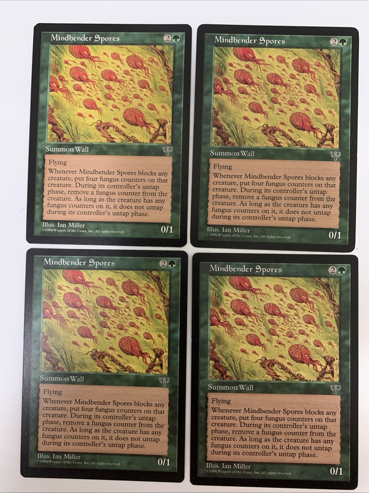 MTG LP Mindbender Spores X 4 Mirage Free Shipping In The US With Tracking
