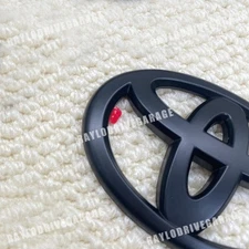 New 1pcs Matte Black Out OVERLAY Emblem For Rav4 C-HR Camry Corolla Matrix Badge