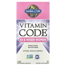 Vitamin Code®, Whole Food Multivitamin For 50 & Wiser Women, 120 Vegetarian