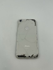 Apple iPhone 8 Silver Rear Housing Back Cover Replacement Part OEM Cracked Used