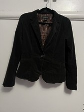 Calvin Klein Lined Women's Blazer Jacket Size Medium Button Front With Pockets