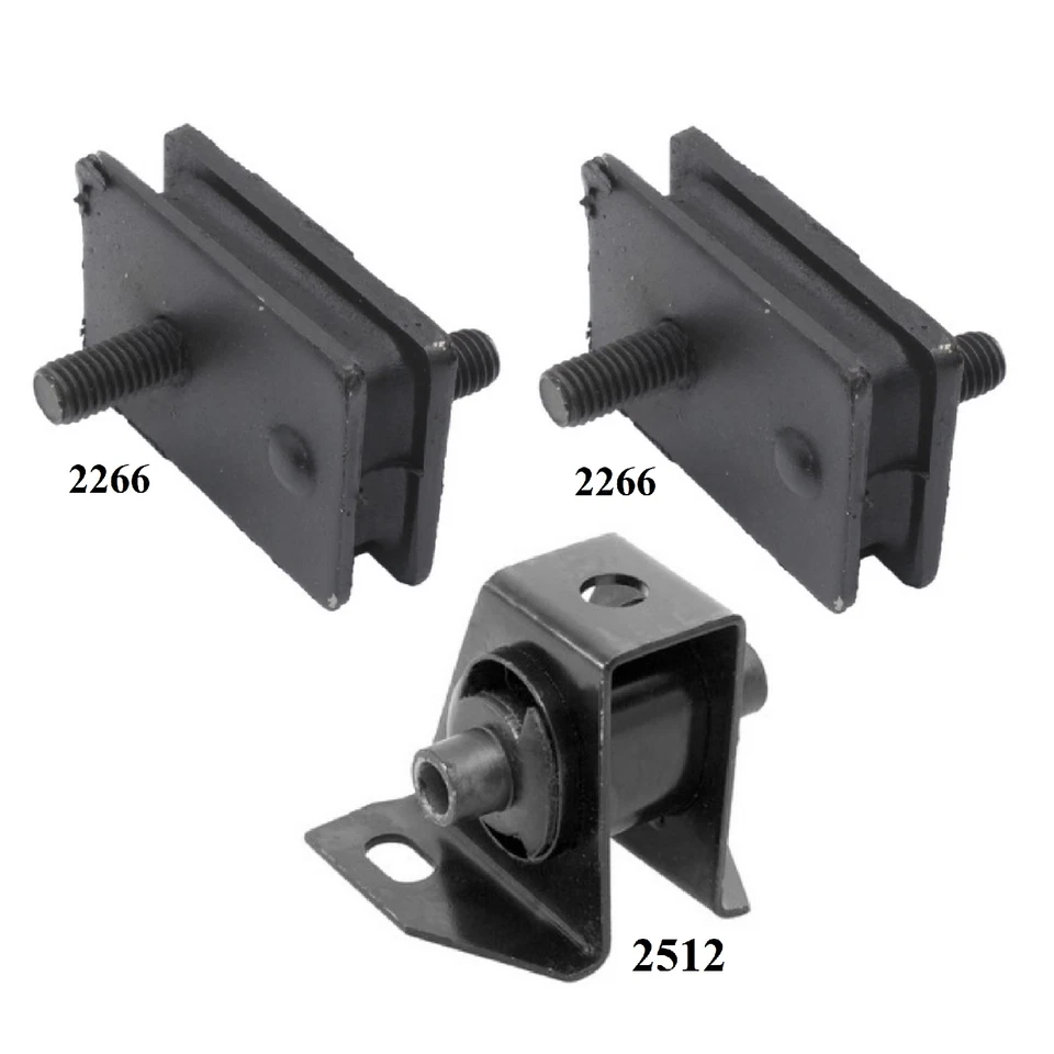 3 PIEZAS MONTAJE MOTOR Y TRANSMISIÓN AJUSTE 1971-1972 PLYMOUTH SCAMP 5,2 L (Montaje completo) Foto 2 de 4