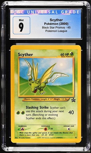 Scyther graded CGC 9 for sale on eBay