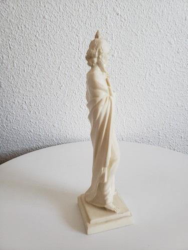 Vintage Bianchi Alabaster Heiliger Judas 8,5" Figur Statue Italien - Bild 4 von 14