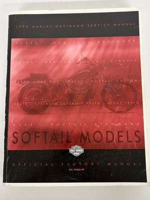Genuine Harley-Davidson 99482-99 -Service Manual 1999 Softail Models