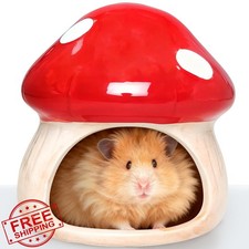 BNOSDM Mushroom Hamster Hideout Red