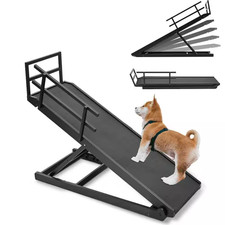 5-Adjustable Height Dog Ramp 16-28 In. H Folding Pet Ramp Dog Ramp for Small, La