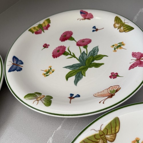 Trisa Set 4 Piatti Farfalle Gres Fine Floreale Country Primavera - Foto 3 di 10