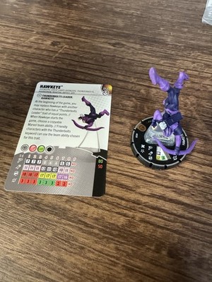 Heroclix Thunderbolts Hawkeye Chase #058 In Hand
