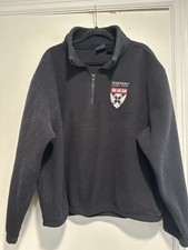 Harvard University Business School Men  s Y2K Harvard Square 1/4 Zip Fleece