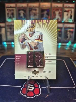 Patrick Ramsey 2002 Upper Deck Rookie Patch /125 Redskins