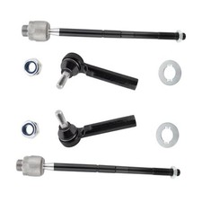 4pcs ES800223 EV800084 Front Inner and Outer Tie Rod Ends Kit Fits for Chevy