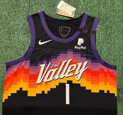 Authentic Devin Booker Phoenix Suns City NBA Finals Nike Vaporknit