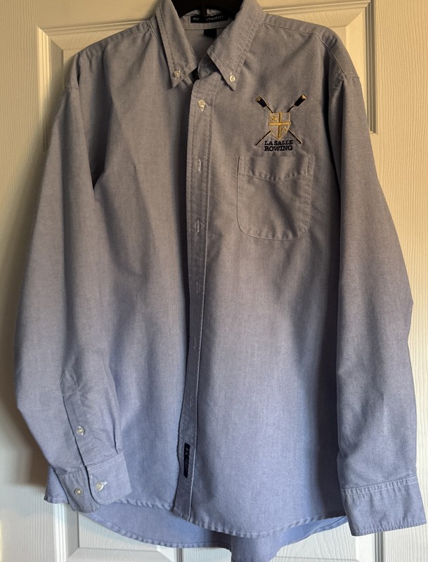 LaSalle College High School rowing Crew Oxford  shirt Port Authority XL