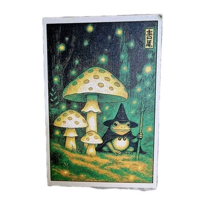 Stunning Wizard Frog Amoung Toadstools