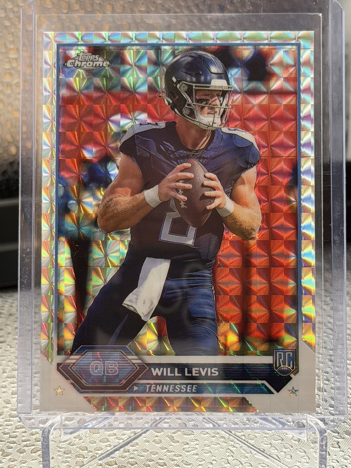 2023 Topps Composite - Topps Chrome Will Levis #4 Geometric Refractor (RC)