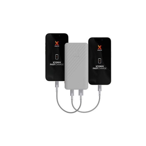 Xtorm, Powerbank 10.000mAh USB-A/USB-C Modell Go2 FastCharge 15W kompakt, Weiß - Bild 7 von 7