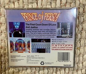 Prince of Persia (TurboGrafx-16 CD / Turbo Duo) CIB Complete w/ Manual