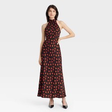 A New Day Women's Midi A-Line Dress Sleeveless