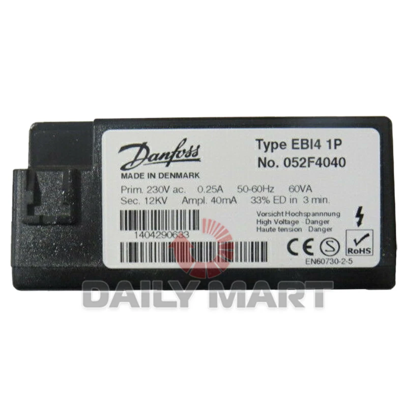 EBI4 1P No.052F4040 DANFOSS  Ignition transformer For burner New In Box  - Image 3 of 4