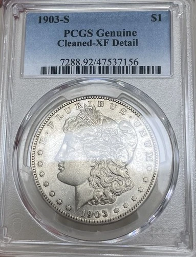 1903 S Morgan Silver Dollar PCGS XF Detail