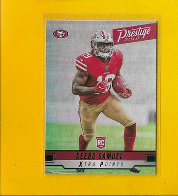 76225 	2019 Prestige Xtra Points Green #217 Deebo Samuel RC