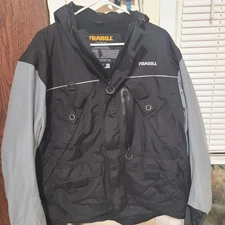 Frabill Men’s Ice Fishing Self Rescue Coat Jacket Black