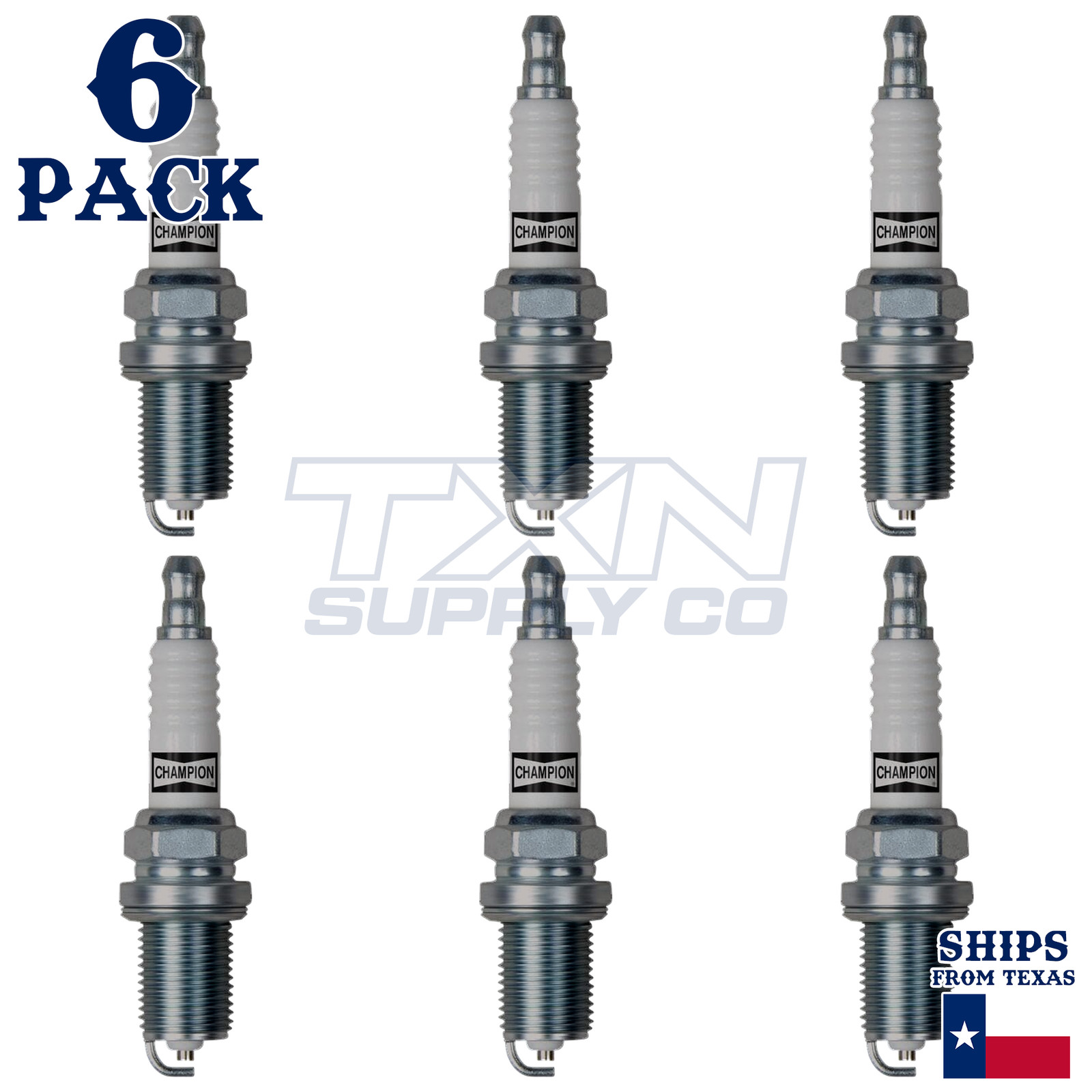 Champion 344 Spark Plugs 6 Pack