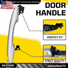 Outer Exterior Door Handle Silver Front Driver Side For 2019-2023 Toyota Corolla Outer Exterior Door Handle Silver Front Driver Side For 2019-2023 Toyota Corolla