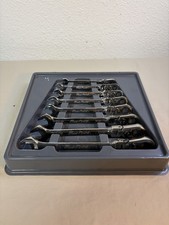 Blue-point 8-piece Sae Flex-head Ratcheting Wrench Set - Boerf708a W Tray