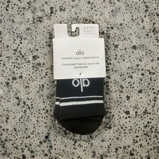 Alo Unisex Half-Crew Sock Small