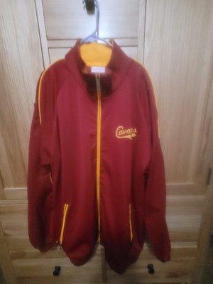 CLEVELAND CAVALIERS CAVS MITCHELL & NESS HARDWOOD CLASSICS MEN'S 2XL JACKET COAT