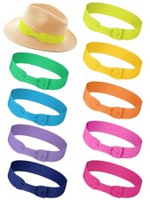 Tigeen 9 Pcs Bow Tie Stretchable Hat Band 1 Count Pack of 9 , Cute Colors