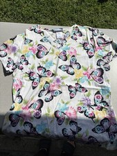 Butterfly Scrub Top