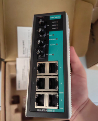 1PCS New MOXA EDS-408A-MM-ST Free delivery