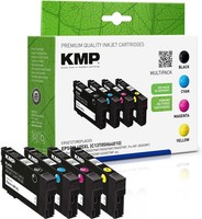 Kmp Druckerpatronen Schwarz, Cyan, Magenta, Gelb Kompatibel Zu Epson 405XL