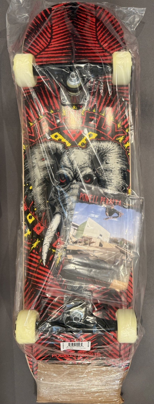 Powell Peralta Vallely Elephant #243 Complete Skateboard - Red 8.25"
