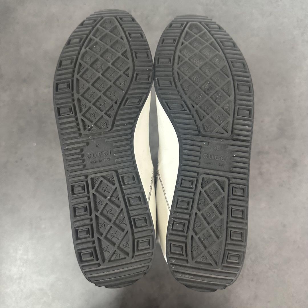 GUCCI Boots Heel Interlocking Leather White EU38/US8 107372c thumbnail 7