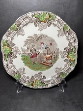 Copeland "Spode's Byron" 10" Divided Sandwich Plate