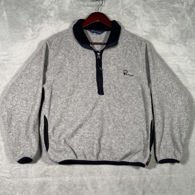 Vintage Penfield Sweater Mens Small Polartec Fleece Quarter Zip Made USA 90s