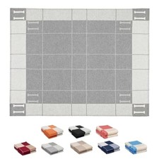 Fcteap Soft Throw Blanket Faux Fleece Cashmere Plaid 55x66