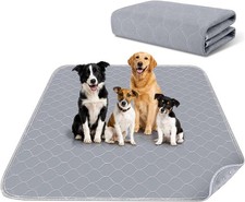 Reusable Pee Pads for Dogs Extra Large 60" x 48" Puppy Playpen Mat Washable Pee
