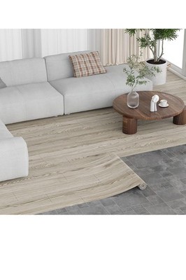 Peel and Stick Vinyl Flooring Roll 24''x 393''/ 64 Sq.Ft, Self Adhesive Vinyl F...