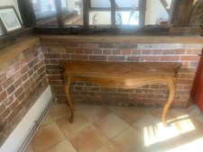 Hall Table Reproduction Possibly Yew Needs Restoration