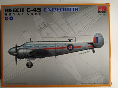 BEECH C-45 EXPEDITOR ''Royal Navy'', 1:72-PM model (TRACKED SHIPPING)