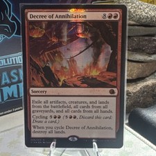 Decree of Annihilation 005/015 V14 Mythic Sorcery Red Magic: The Gathering