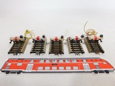 5X M rklin H0 AC Model Track Buffers 361 PB Defect CX251-0.5